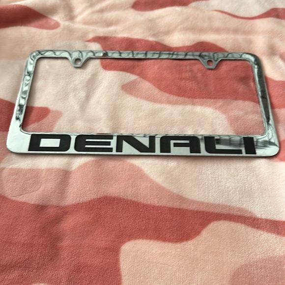 GMC Denali Metal License Plate Frame - Picture 3 of 11
